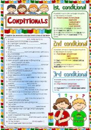 Conditionals - Revision (Greyscale + KEY included)