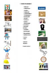 English Worksheet: advanced vocabulary