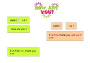 English Worksheet: how are you?