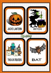 Halloween 2011 - Flashcards set 1