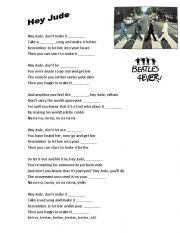 English Worksheet: Beatles - Hey Jude - Feelings & emotions + powerpoint