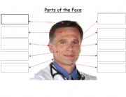 Label parts of the face