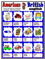 American-British ENGLISH