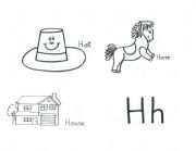 English Worksheet: The ABCS letter H