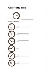 English worksheet: The Hours