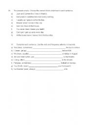 English worksheet: teste 7 ano