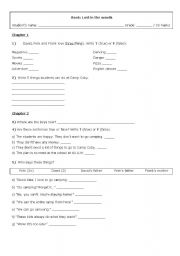 English Worksheet: Lost in the Woods - Activity worksheet