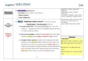 English Worksheet: lesson plan education