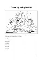 Colour the forest by multiplication!