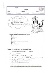 English Worksheet: Review basics