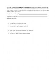 English Worksheet: 6 Months to Live