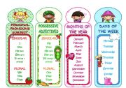 BOOKMARKS (3 pages)