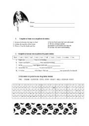 English worksheet: the number of the beast