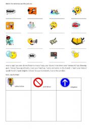 English Worksheet: CAN MUST MUSTNT