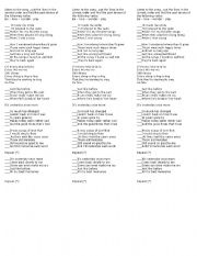English worksheets: Yesterday once More by The Carpenters