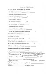 English worksheet: personal objects