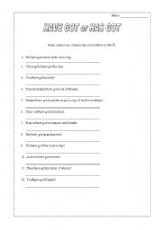 English Worksheet: has has not