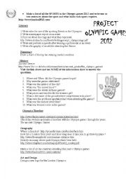 project OLYMPIC GAMES LONDON 2012