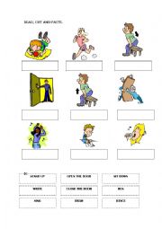 English Worksheet: Actions