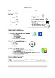 English Worksheet: Seasons of the Year Post Test