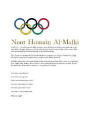 English Worksheet: Olympic First