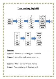 English Worksheet: Present continuous - Very simple Worksheet