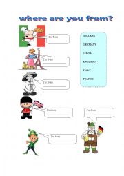 English Worksheet: europe_countries and flags