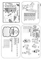English Worksheet: ordinal numbers with ice-cream