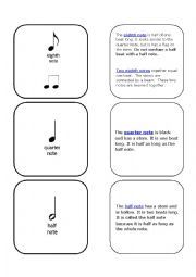 English Worksheet: Music Staff & Note Value