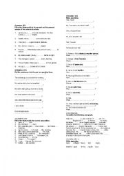 English Worksheet: Elementary Exam