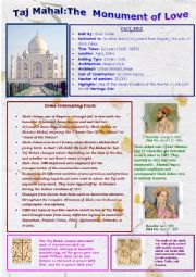 Taj Mahal The Monument of Love