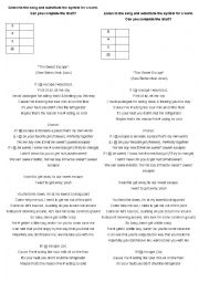 English worksheet: Suddenly I See by Kt Tunstall