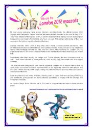 English Worksheet: London Olympics are around the corner!!!