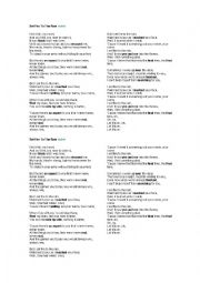 English Worksheet: Set fire to the rain by Adele (Song)