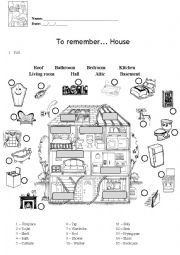 House vocabulary and verb have got - ESL worksheet by ana_aa