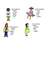 English worksheet: clothes