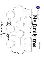 family tree esl worksheet by caritopaz