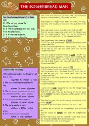 The Gingerbread Man (STORY+ TASKS)