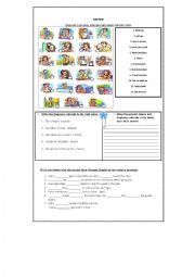 English Worksheet: review 