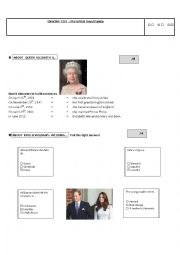 English Worksheet: British family
