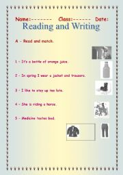 Reading and Writing 