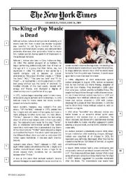 Michael Jacksons obituary