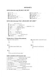 English Worksheet: simple present or present continuous