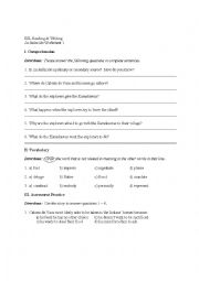 La Relacion Worksheet