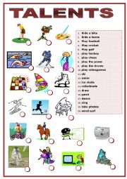 talents worksheet matching worksheets esl exercise hidden famous their vocabulary