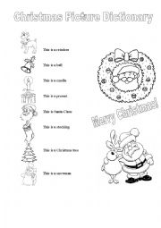 English Worksheet: Christmas