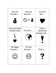 English Worksheet: Tarot Cards