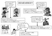 English Worksheet: REMEMBER