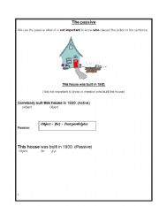 English worksheet: passive made easy