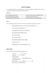 English worksheet: Used To by Daughtry